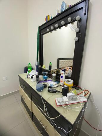 Jubail, Household Items, SAR 1100,  King Size Bed 6x6 With Mattress, Dressing Table, Wardrobe,side Tables, Sofa, Dining Table