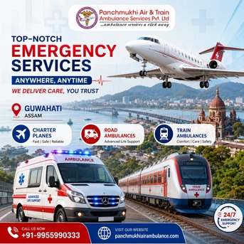 Mumbai, Health, Panchmukhi Air Ambulance From Guwahati - Medical Care On Every Mile