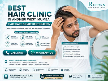 Mumbai, Health & Beauty Items, INR 29,  Best Hair Clinic Near Lokhandwala In Andheri West, Mumbai