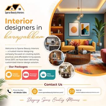 Chennai, Interior Design, Space With Expert Interior Designers In Karapakkam | Sparse Beauty Interiors