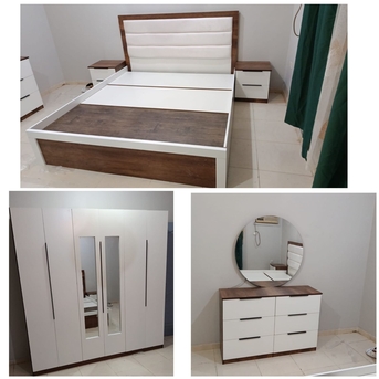 Jeddah, Furniture, SAR 1,  COMPLETE WOODEN  BEDROOM FURNITURE SETS MEDERN DESIGNS AVAILABLE IN LOW PRICES