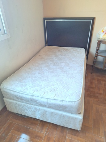 Riyadh, Household Items, SAR 250,  Single Bed With Spring Mattress