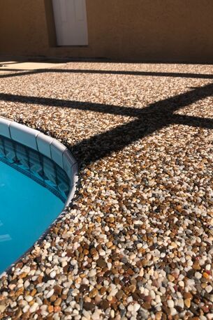 Manama, Construction, Resin Stone Carpet Flooring  / Pebble Stone Flooring