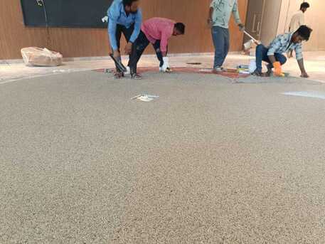 Manama, Construction, Resin Stone Carpet Flooring  / Pebble Stone Flooring