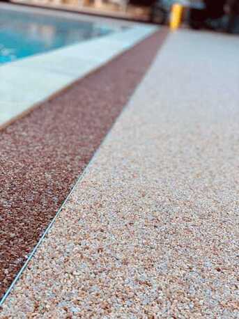 Manama, Construction, Resin Stone Carpet Flooring  / Pebble Stone Flooring