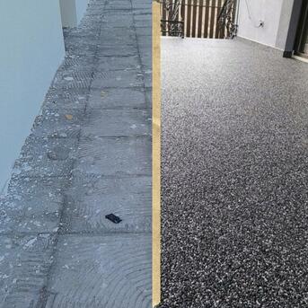 Manama, Construction, Resin Stone Carpet Flooring  / Pebble Stone Flooring