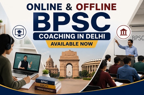 New Delhi, Education, Online & Offline BPSC Coaching In Delhi - Available Now