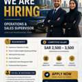 Hiring &ndash; Operations & Sales Supervisor (Arabic Speakers Preferred) | Jeddah