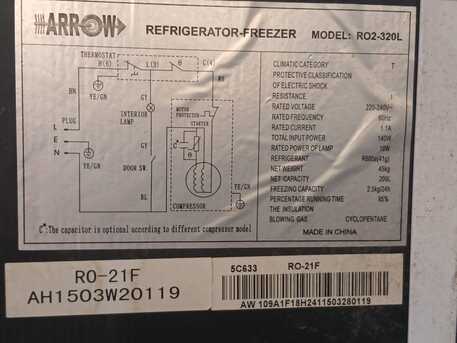 Hara, Appliances, Excellent Condition Arrow Deep Freezer For Home Or Hotel @ 700 Riyals