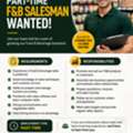 Part Time F & B Sales Man With Month Target Proof