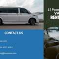 BusXOXO 15 Passenger Van Rental For Business & Leisure Travel