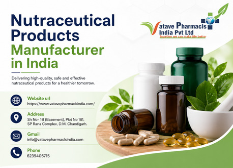 Chandigarh, Health, Nutraceutical Products Manufacturer In India
