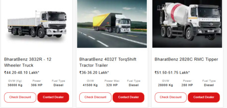 Gurugram, Travel, BharatBenz Truck Price In India &ndash; Latest Models, Features & Prices | TrucksBuses