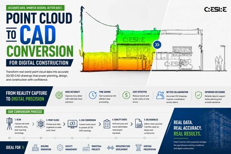 New York, Business, Point Cloud To CAD Conversion For Digital Construction