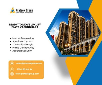 Lucknow, Real Estate, Ready To Move Luxury Flats Vasundhara