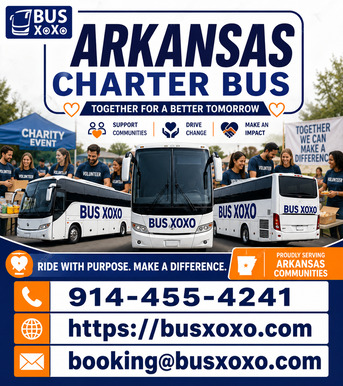 New York, Travel, Book Executive Bus Rental For A Charity Event In Bentonville, AR