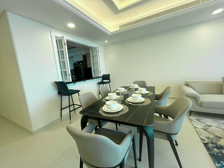 Hidd, Apartments, Flats, Houses & Villas, BHD 850/month,  3 BR,  🌊 Sea View 3BR Apartment For Rent In Hidd | 3 Bathrooms | WiFi Included | BD 850