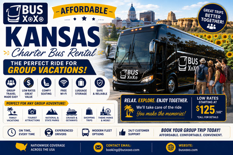 New York, Travel, Affordable Kansas Charter Bus Rental For Group Vacations