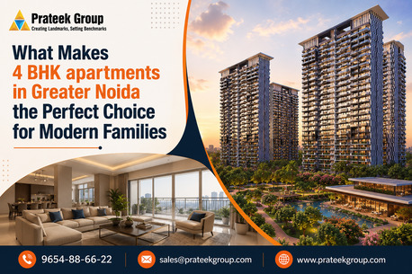 Greater Noida, Real Estate, What Makes 4 BHK Apartments In Greater Noida The Perfect Choice For Modern Families