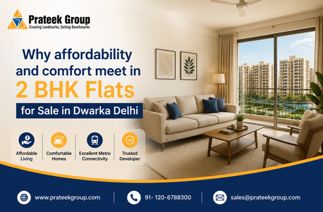 Dwarka, Apartments, Flats, Houses & Villas, Why Affordability And Comfort Meet In 2 BHK Flats For Sale In Dwarka Delhi