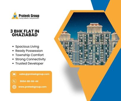 Ghaziabad, Real Estate, 3 BHK Flat In Ghaziabad