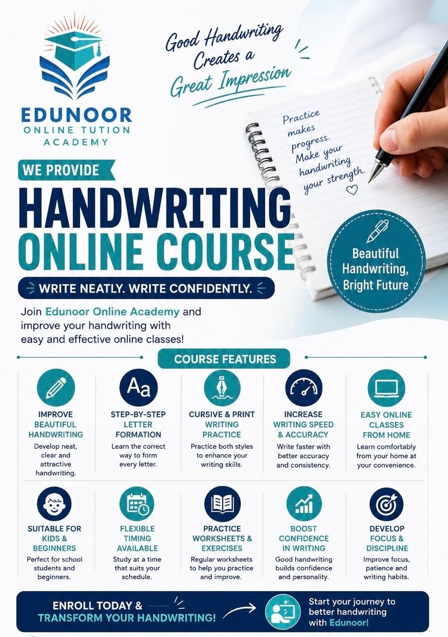 Dubai, Lessons Offered, Edunoor Online Academy
