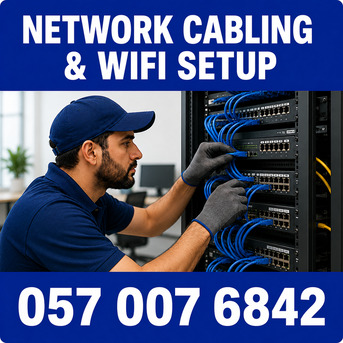 Al Khalidyia, Computer, ✅✅✅ NETWORK CABLING & WIFI SETUP JEDDAH – ✅ 057 007 6842 ✅✅✅