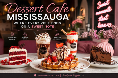 Mississauga, Food, CAD 99,  Dessert Cafe Mississauga: Fresh Flavours, Beautiful Creations