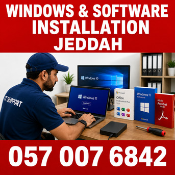 Al Rawdah, Software Development, ✅✅✅ WINDOWS & SOFTWARE INSTALLATION JEDDAH – ✅ 057 007 6842 ✅✅✅