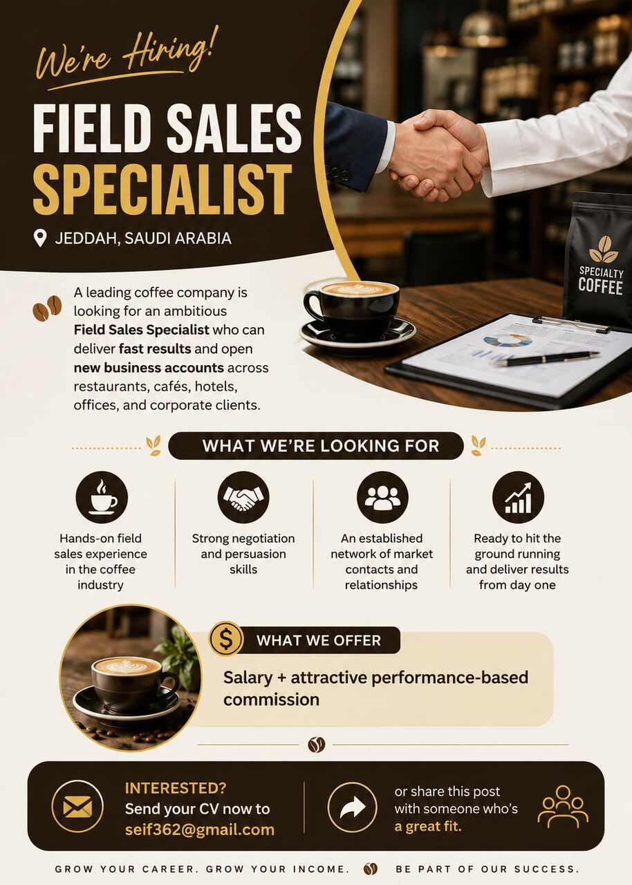 Jeddah, Jobs, Sales Professionals B2B