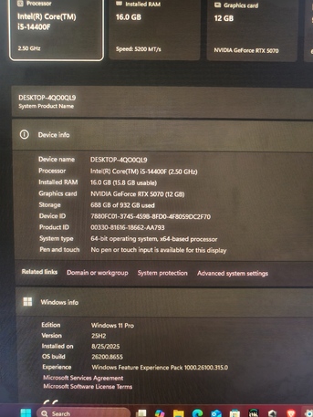 Riyadh, Electronics, SAR 6000,  Gaming PC RTX 5070 + Monitor 27 Inch Bonus Gaming Chair