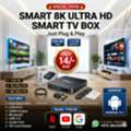 BHD 14,  8K Smart TV Box With Android 16 & Dual Band (Can Watch Free All TV & Movies) Plug & Watch
