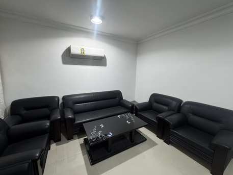 Al Wadi, Appliances, SAR 1600,  Selling 7 Seater Black Leather Sofa Set