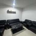SAR 1600,  Selling 7 Seater Black Leather Sofa Set