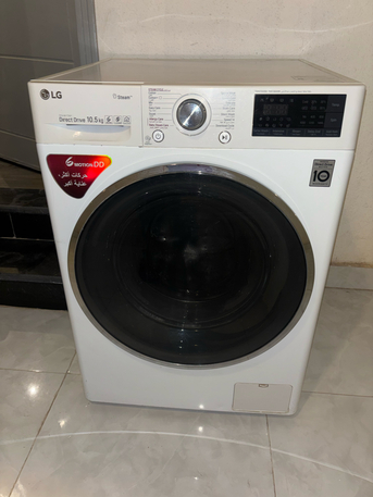 Al Mounsiyah, Appliances, SAR 850,  Lg Inverter 10 Kg Front Load Waching Machine