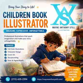 New York, Books, USD 80,  Professional Children Book Illustrator For Creative Storytelling