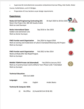 Riyadh, Job Seekers, Senior Surveyor&surveyor
