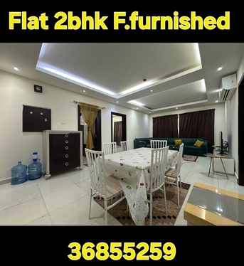 Hidd, Apartments, Flats, Houses & Villas, BHD 300/month,  2 BR,  Flat 2bhk Full Furnished Unlimited Ewa
