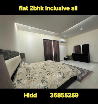 Hidd, Apartments, Flats, Houses & Villas, BHD 300/month,  2 BR,  Flat 2bhk Full Furnished Unlimited Ewa