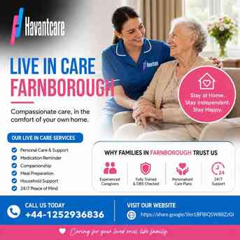 London, Health, Live-In Care In Farnborough &ndash; Trusted 24/7 Home Care Support