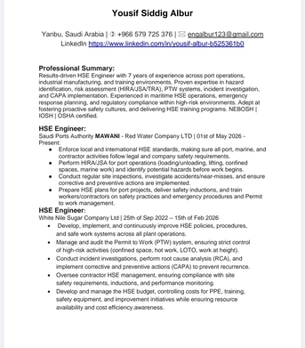 Riyadh, Job Seekers, Safety Supervisor,safety Engineer, Safety Officer