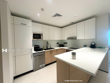 Kuwait City, Apartments, Flats, Houses & Villas, KWD 1800/month,  3 BR,  Brand New Modern Furnished Three Bedroom Apartment In KuwaitCity