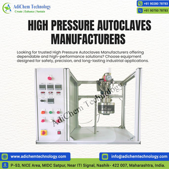 Mumbai, Industrial Machinery, High Pressure Autoclaves Manufacturers For Reliable Industrial Sterilization