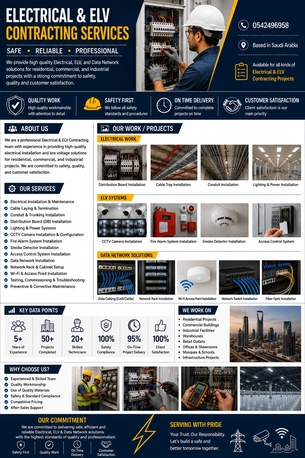 Riyadh, Technical, ELECTRICAL & ELV CONTACTRACTING SERVICES