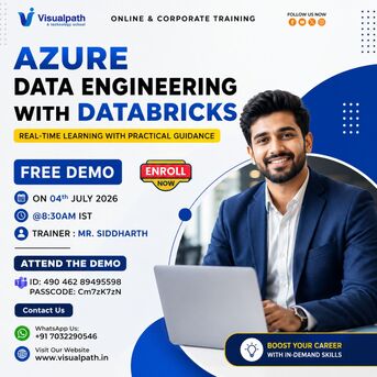 Hyderabad, Education, Azure Data Engineering Databricks Live Free Demo Class