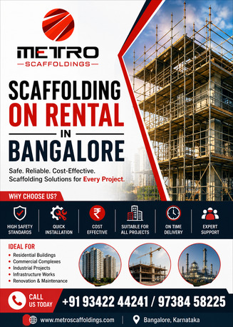 Bangalore, Equipment Rental, Scaffolding On Hire In Bangalore