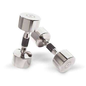 New York, Tools, Hampton Chrome Beauty-Grip Dumbbells &ndash; Sold In Pairs