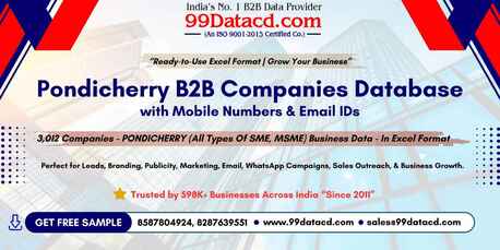 Mumbai, Business, Get 3000+ Pondicherry Companies List With Verified B2B Data