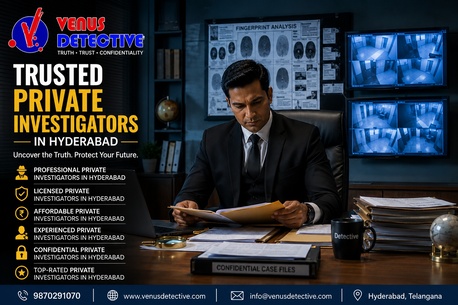 Hyderabad, Legal, Trusted Private Investigators In Hyderabad | Venus Detective Agency
