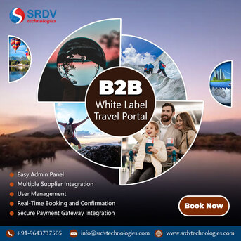 Noida, Web Design & Development, B2B White Label Travel Portal | SRDV Technologies